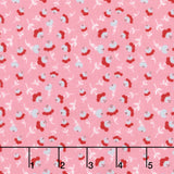 Date Night - Posies Pink Yardage