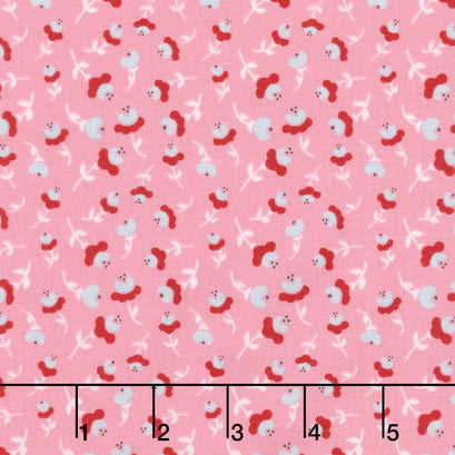 Date Night - Posies Pink Yardage