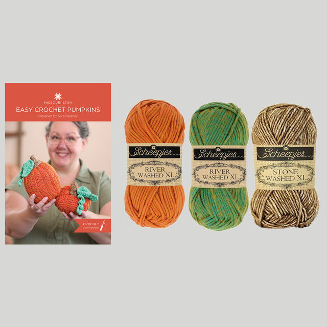 Easy Crochet Pumpkin Kit 3