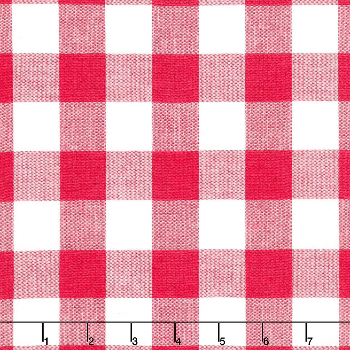 Panache (Moda) - Panche Wovens Big CheckWhite Red Yardage Primary Image