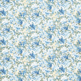 Willoughby - Packed Floral Cream Yardage Primary Image