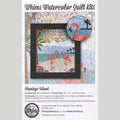 Flamingo Island Watercolor Quilt Kit