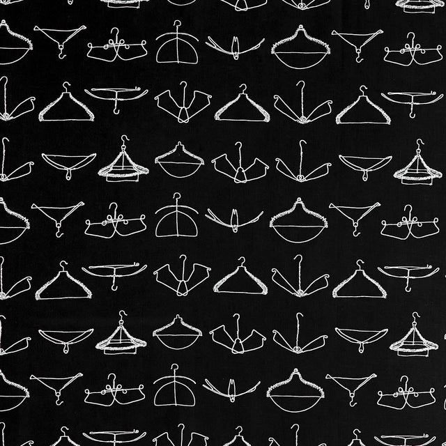 Press On - Wire Hangers Black Yardage Primary Image