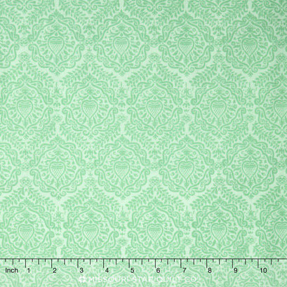 Garden Girl - Damask Mint Yardage