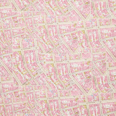 Eclectic Elements - Palette Pink Map Yardage