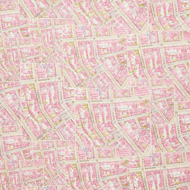 Eclectic Elements - Palette Pink Map Yardage