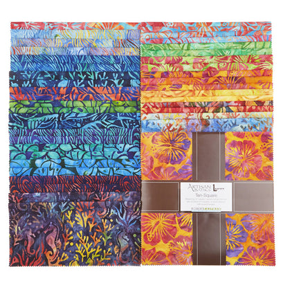 Artisan Batiks - Totally Tropical Ten Squares