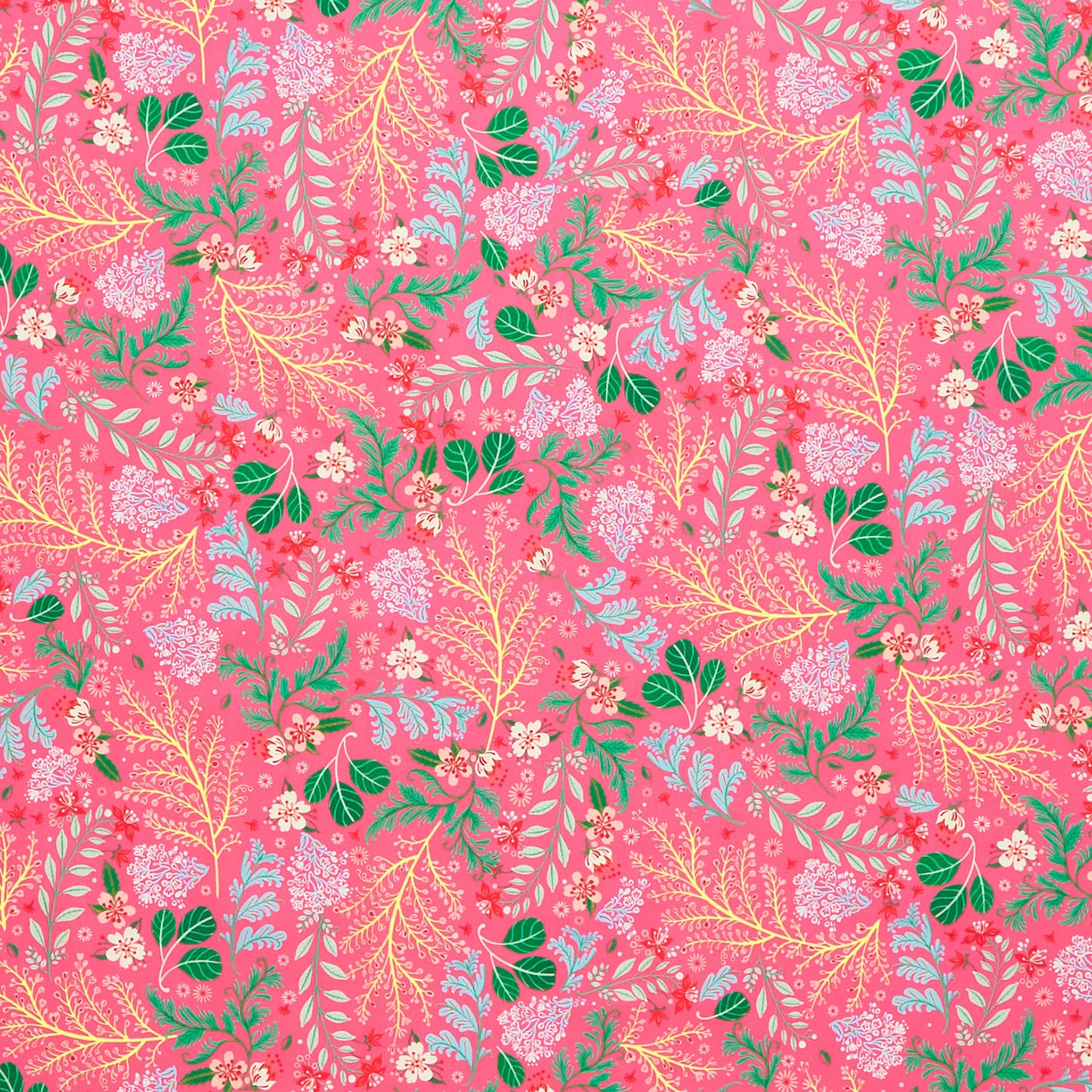 Faraway Florals - Vines Fuchsia Yardage Primary Image