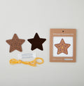 Gingerbread Star Stitched Ornament Kit