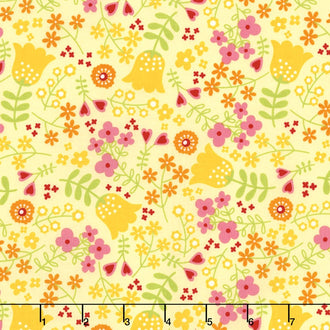 Happy Day - Happy Main Yellow Yardage