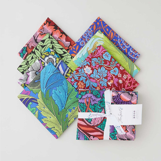 Kaffe Fassett x The Original Morris & Co. Bold Colorstory Fat Quarter Bundle