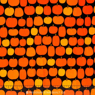 Pumpkin Fun - Pumpkins Black Yardage