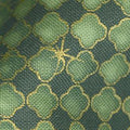 Winter's Grandeur 6 - Holiday Diamonds Evergreen Metallic Yardage