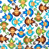 Urban Zoologie - Nature Monkey Royal Yardage