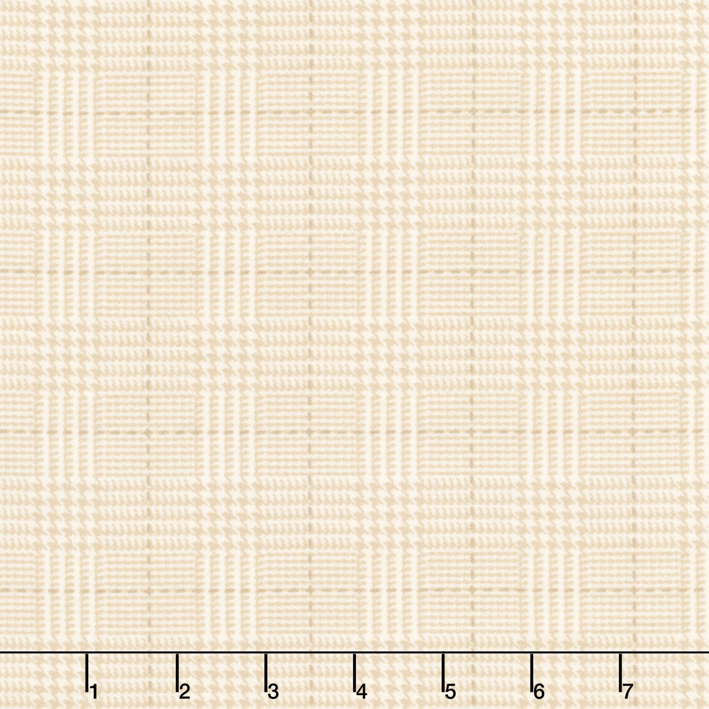 Farmhouse Flannels III - Box Check Cream Yardage Primary Image