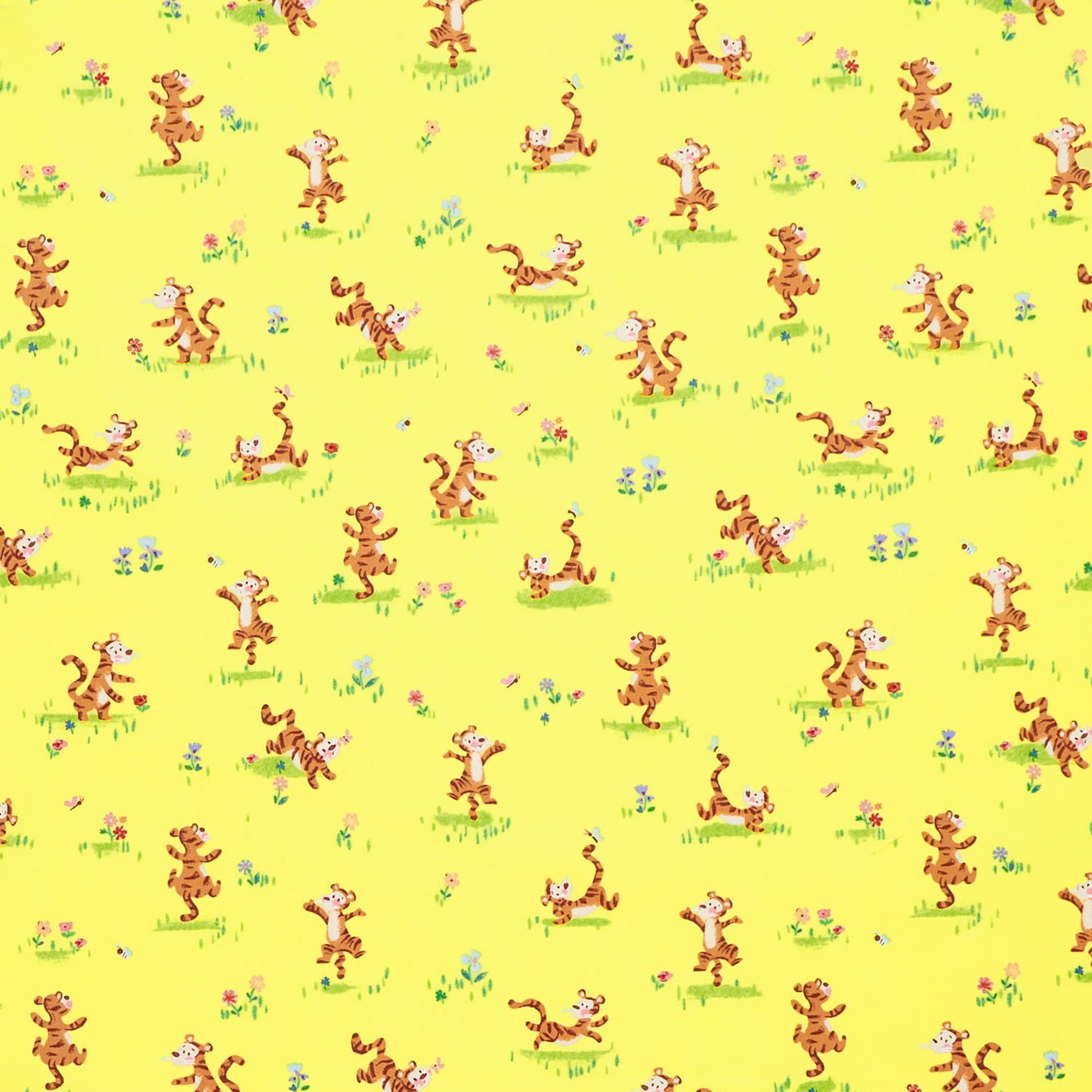 100 Aker Woods - Tigger Bounce Yellow Yardage Primary Image