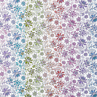 Roar 108" Quilt Backing - Super Wild Vine Mist 108" Wide Backing