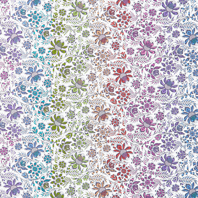 Roar 108" Quilt Backing - Super Wild Vine Mist 108" Wide Backing