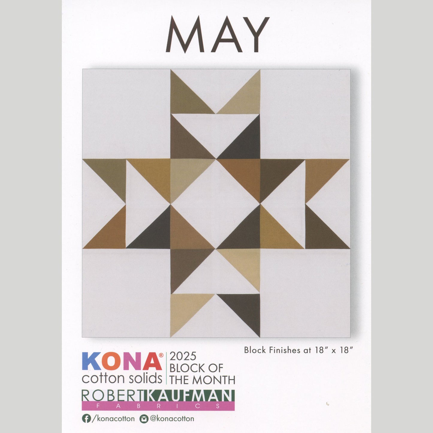 Kona Cotton Solids 2025 Block of the Month Bundle Alternative View #6