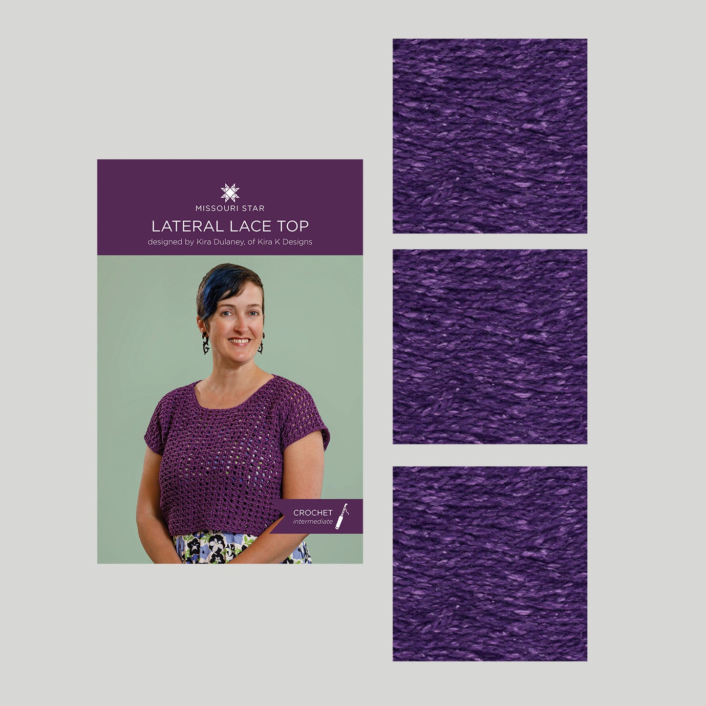 Lateral Lace Top Crochet Kit - Size, Cropped Sm Primary Image