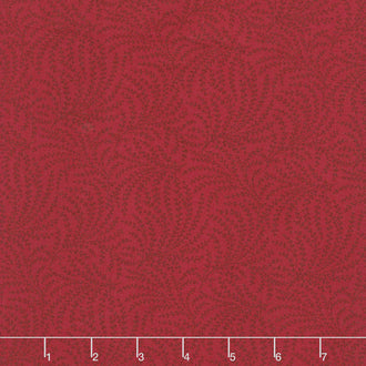 108" Quilt Back - Scrolling Vine Red 108" Wide Backing