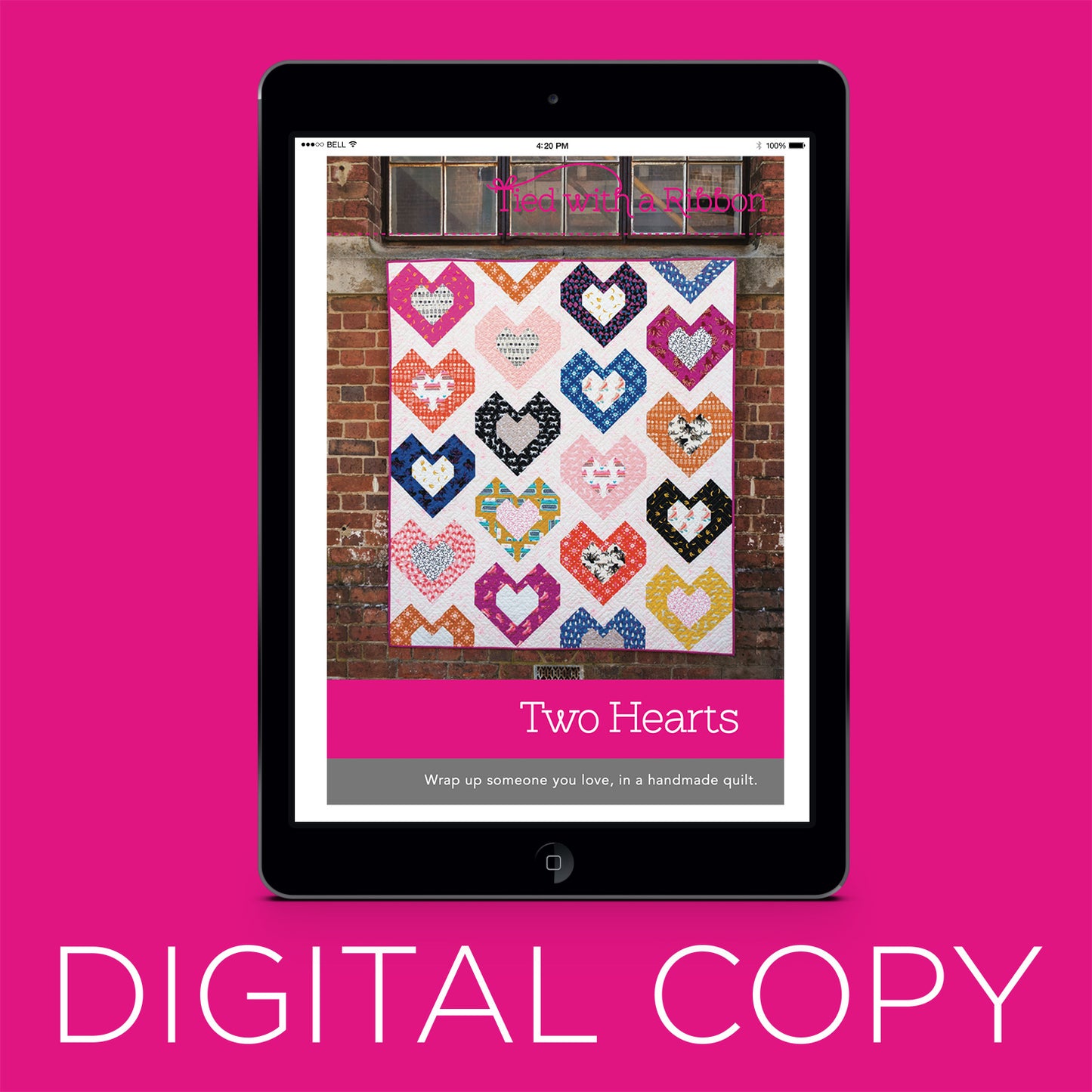 Digital Download - Two Hearts Quilt Pattern Primary Image