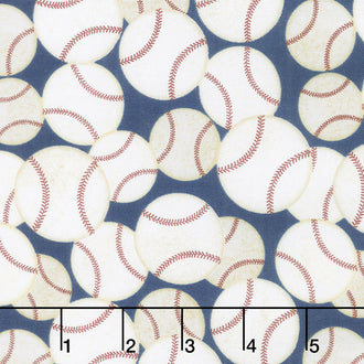 7th Inning Stretch - Packed Baseballs Navy Yardage