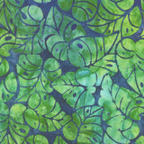 Artisan Batiks - Totally Tropical Leaves Island Green Yardage