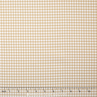 Carolina Gingham - 1/8" Woven Check Sand Yardage