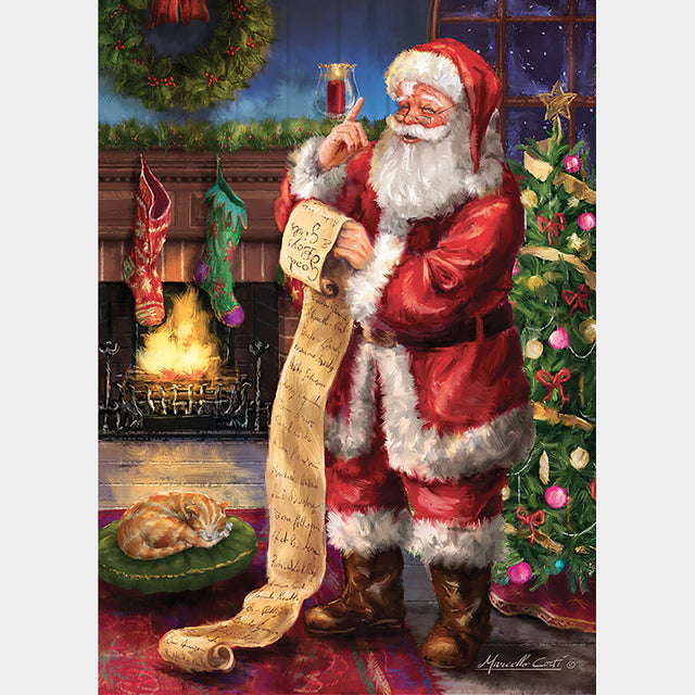 Christmas Wishes (Riley Blake) - Santa's List Multi Panel Primary Image