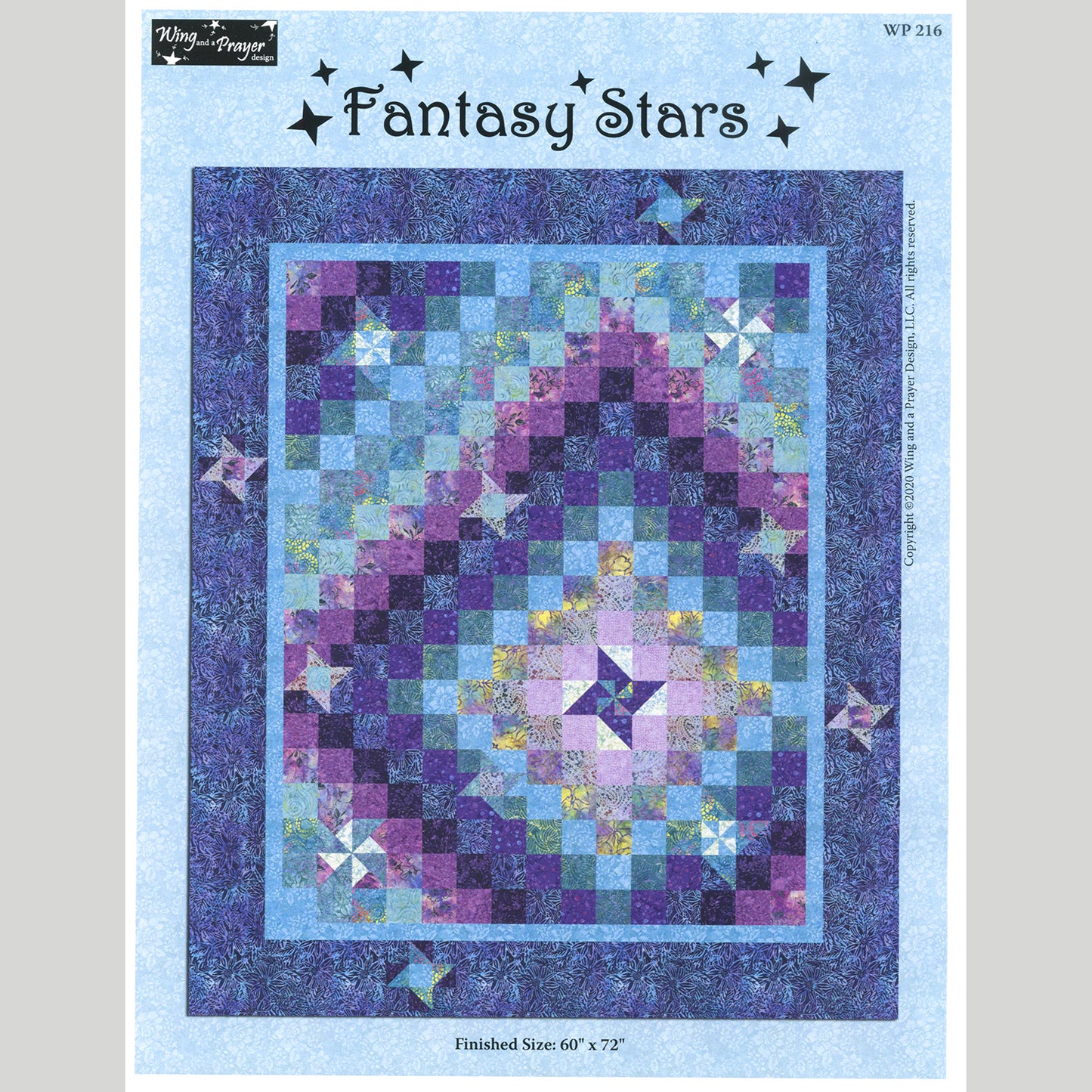 Fantasy Stars Quilt Pattern Primary Image