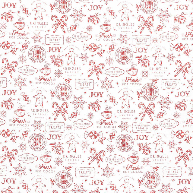 Merry Little Christmas - Treats Cream Yardage Primary Image