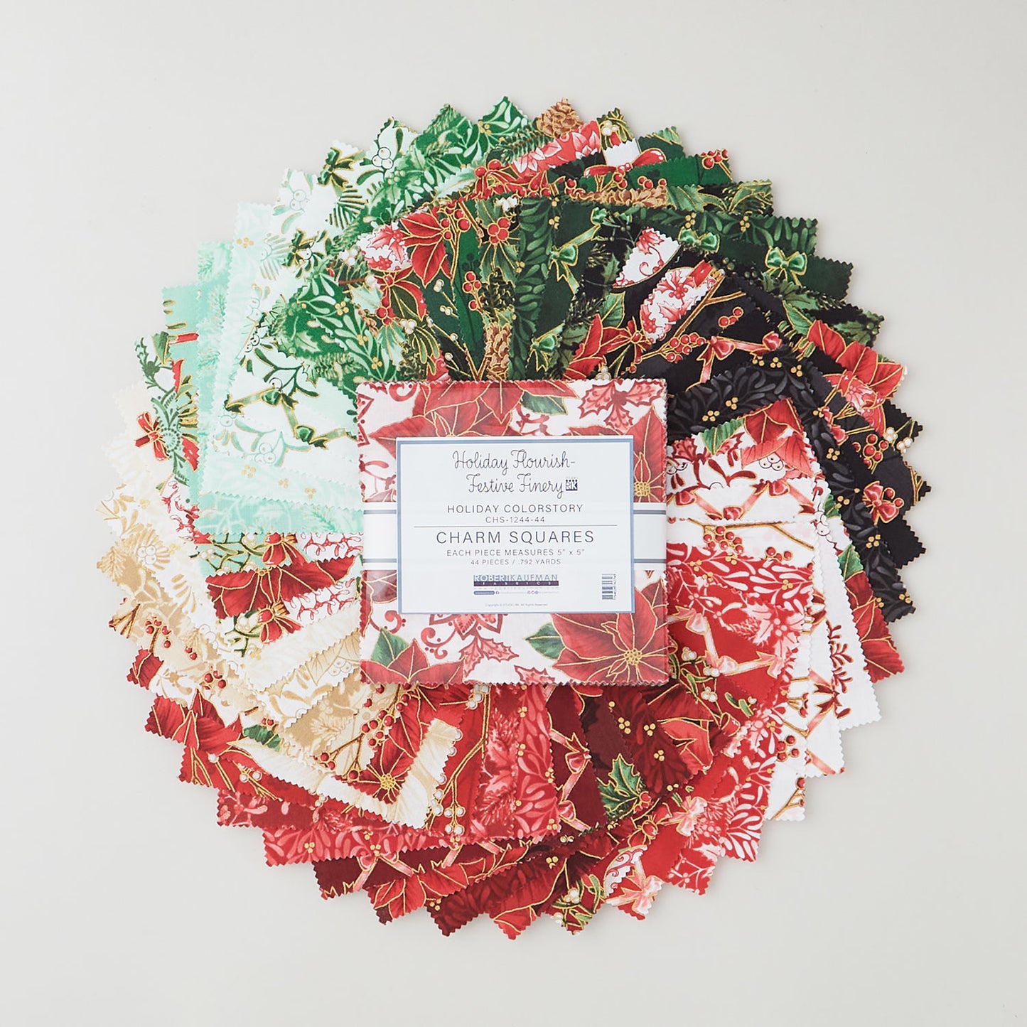 Holiday Flourish - Festive Finery Holiday Colorstory Charm Pack Primary Image