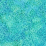 Dragonfly Dance (Northcott) - Leaf Blender Teal Yardage Primary Image