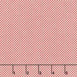 Garnets and Gingham - Tiny Gingham Garnet Cream Yardage Primary Image