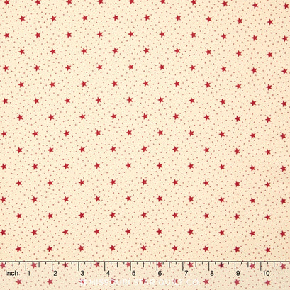 Let Freedom Ring - Stars Cream Yardage