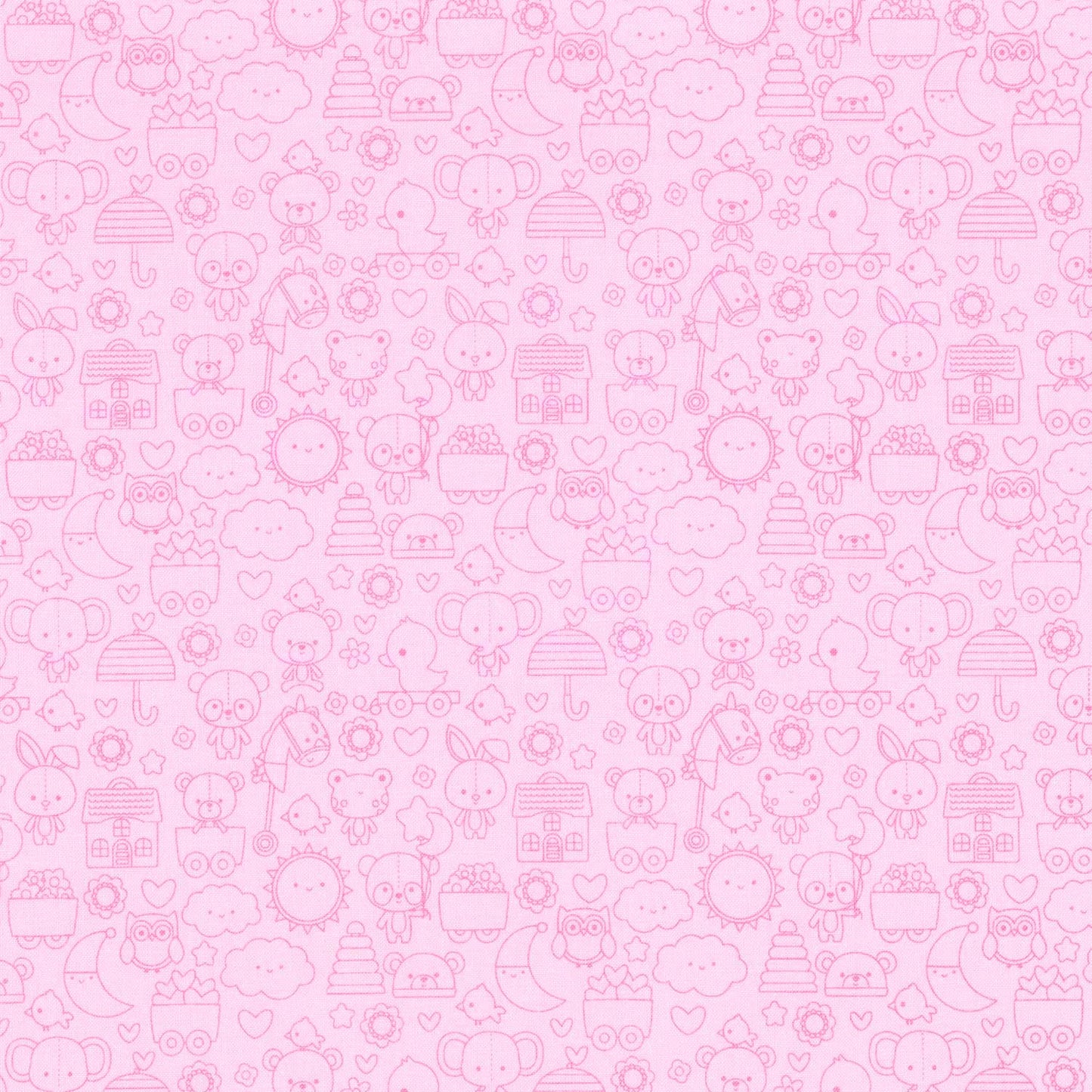 Bundle of Joy - Tone-on-Tone Pink Yardage Primary Image