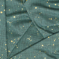 Winter Dreams - Texture Green Metallic Yardage