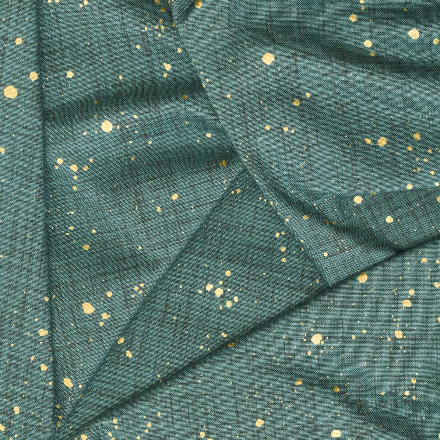 Winter Dreams - Texture Green Metallic Yardage Alternative View #1