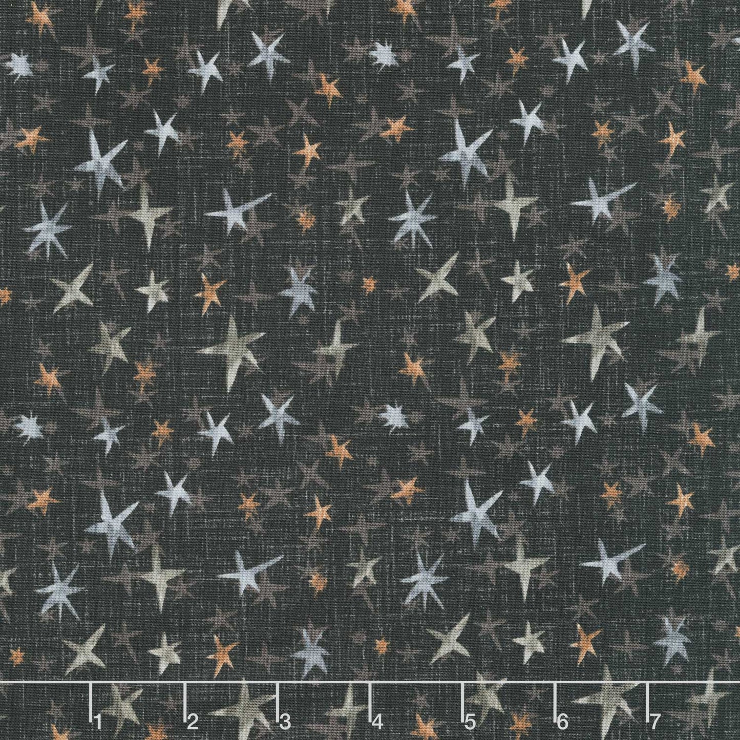 Winter Dreams - Stars Black Yardage Primary Image