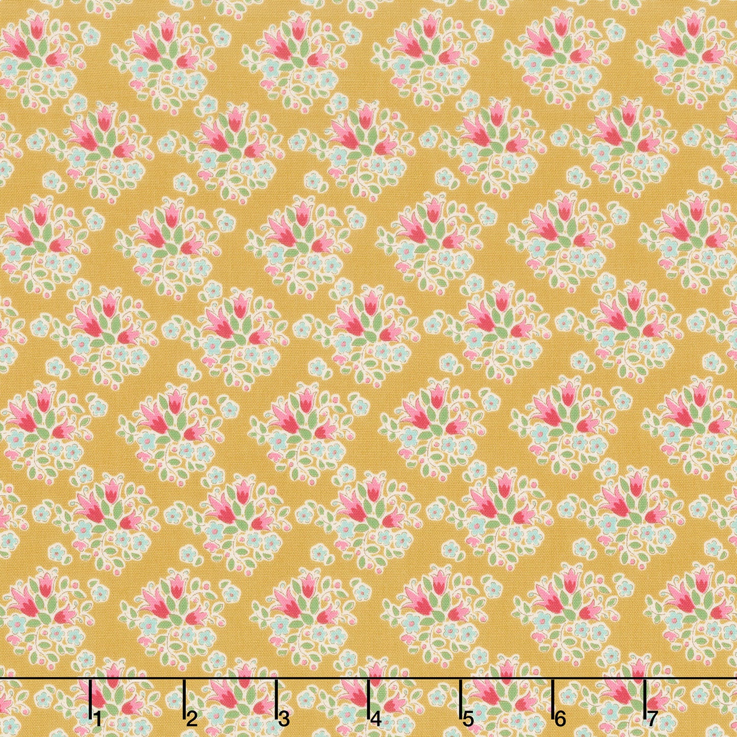 Creating Memories - Spring - Lulu Yellow Yardage Primary Image