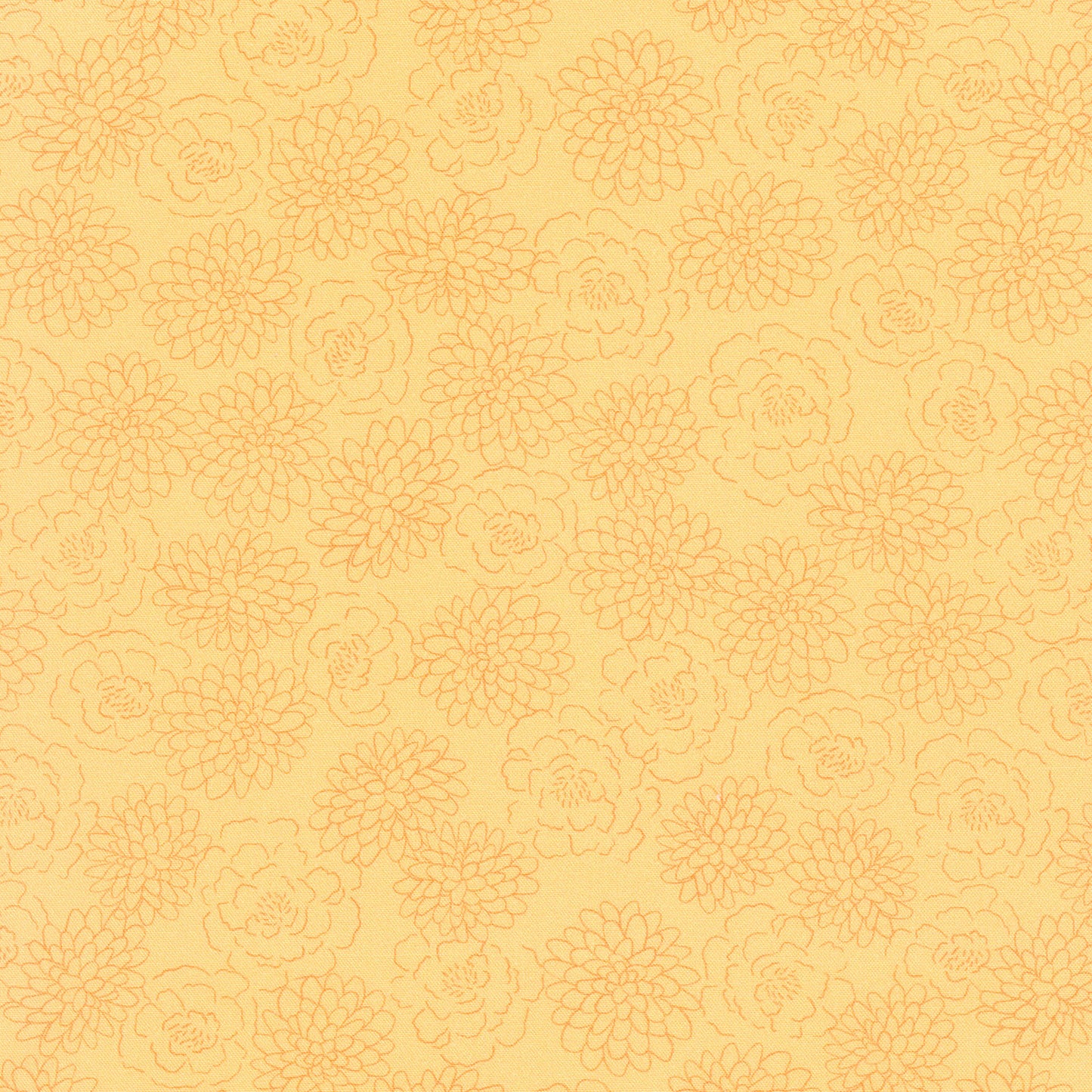 Harvest Gathering (Windham) - Floral Imprint Amber Yardage Primary Image