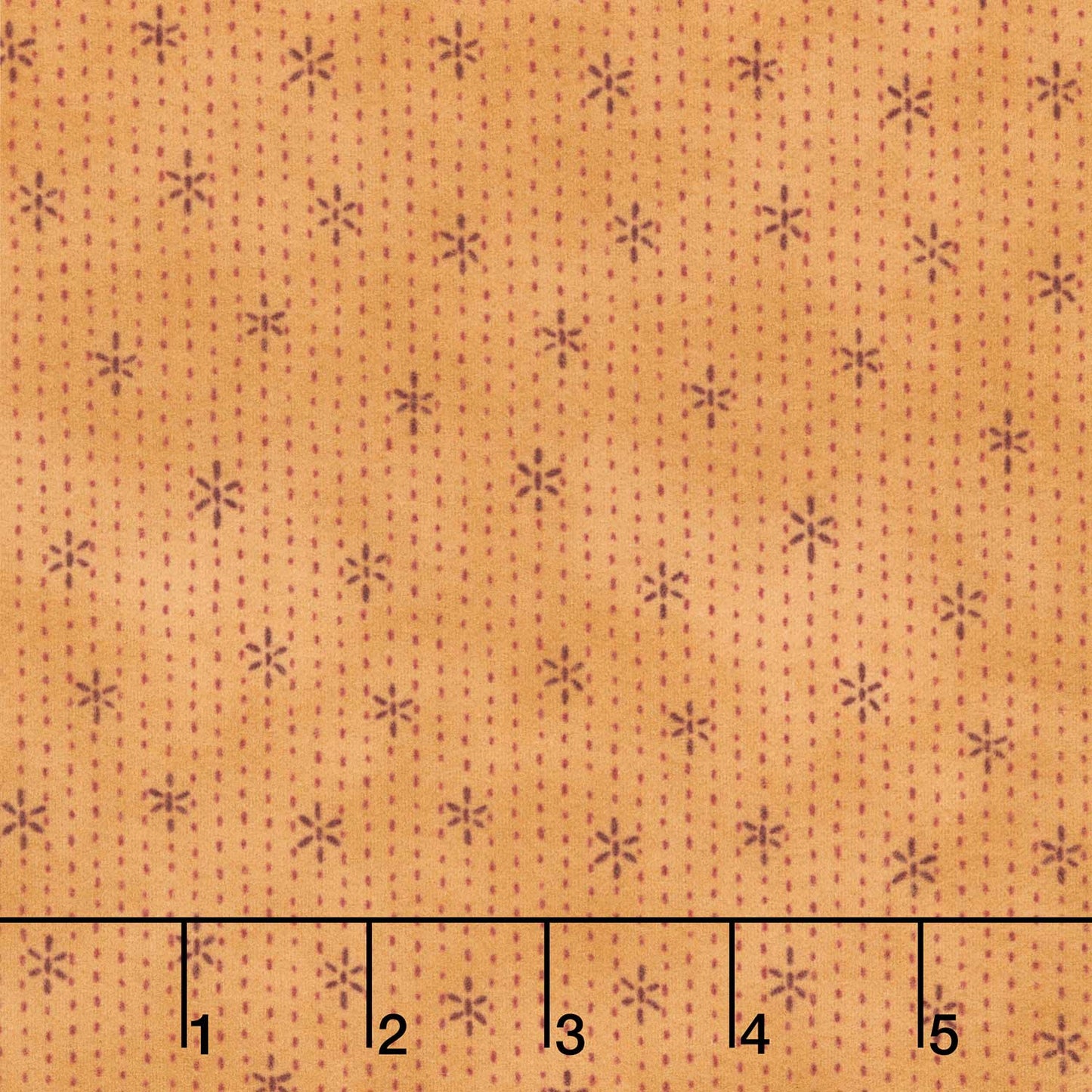 Where the Wind Blows - Star Stitches Gold Flannel Yardage