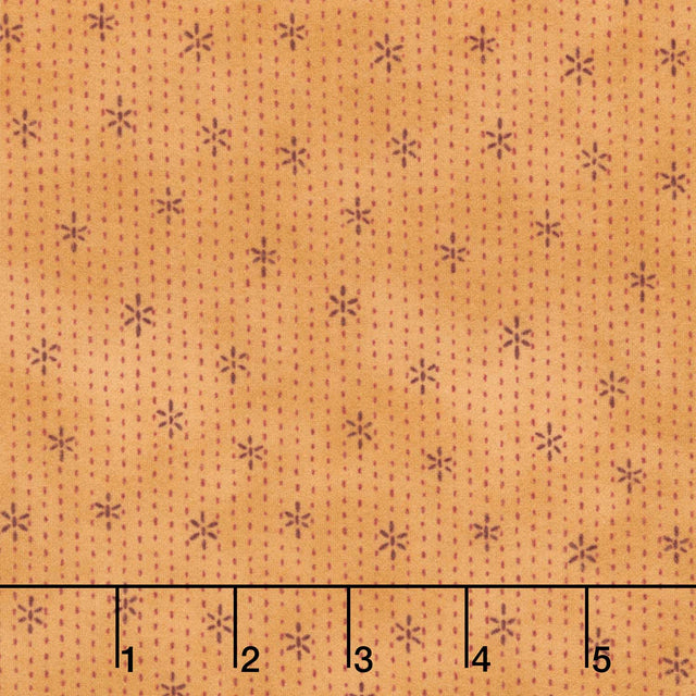 Where the Wind Blows - Star Stitches Gold Flannel Yardage