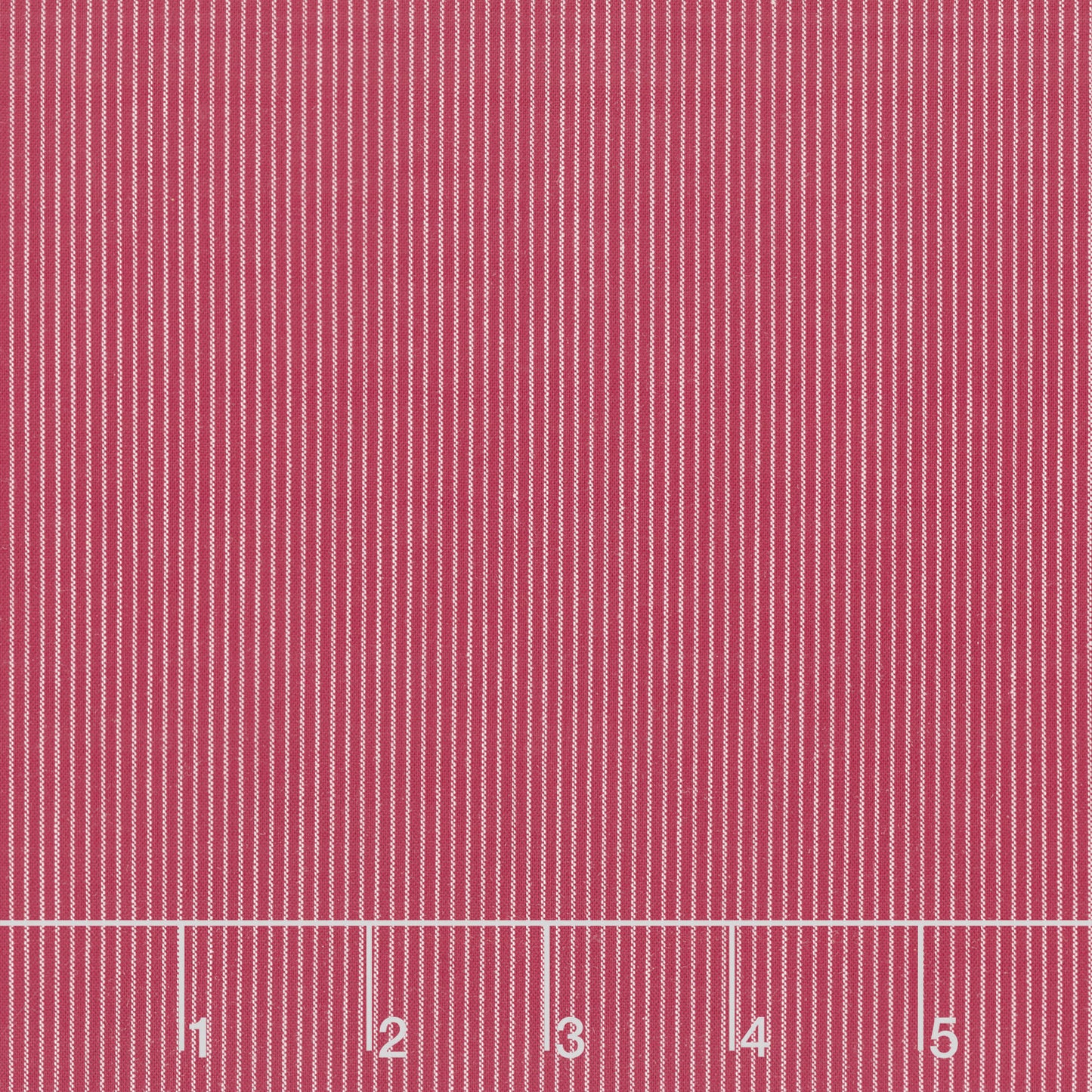 Creating Memories - Winter - Woven Tinystripe Red Yardage Primary Image