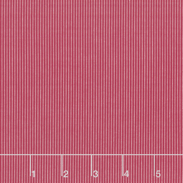 Creating Memories - Winter - Woven Tinystripe Red Yardage Primary Image