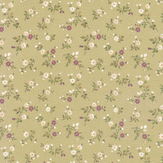 Anne of Green Gables - Floral Stems Fern Yardage Primary Image