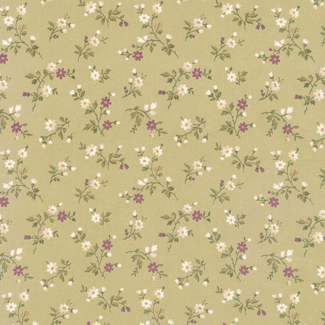 Anne of Green Gables - Floral Stems Fern Yardage Primary Image