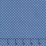 Swiss Dot - Swiss Dot Denim Yardage