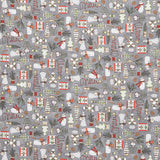 Homemade Holidays - Homemade Decorations Grey Yardage Primary Image